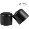 TA-VIGOR Rubber End Caps 38mm Inner Diameter Round Flexible Thread