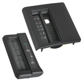 Shifter Bezel Cover for Transfer Case & Automatic Transmission Floor Console Compatible with Jeep Cherokee XJ 1997-2001 Gear Selector Shift Indicator Panel Repair Accessories Parts