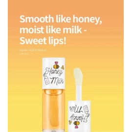A'PIEU Honey & Milk Lip Oil - Korean Lip Oil, Long-Lasting Moisture, Nourishing