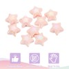 uxcell 10Pcs Star Shaped Beads, 12x19mm Lovely Acrylic Star Bulk