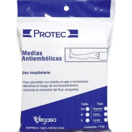 Medias Antiembolicas Protec Tipo Largo Talla Mediano Degasa