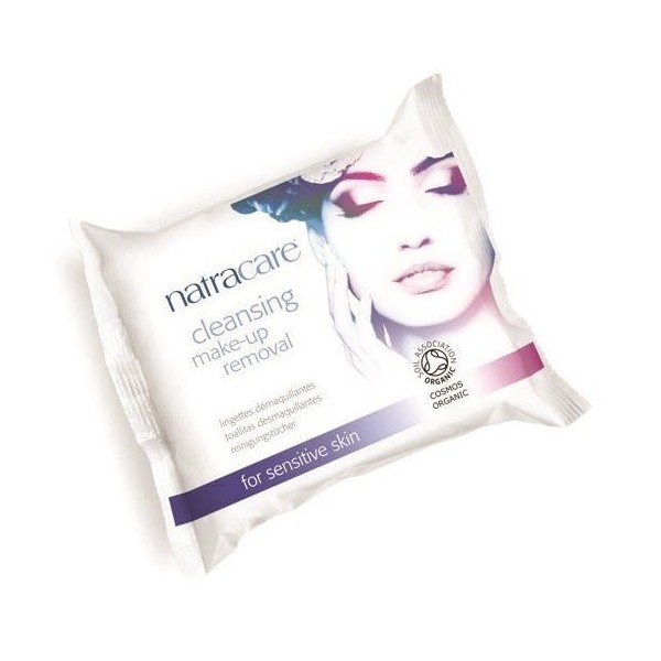 NatraCare Organic & Natural Cleansing Make-Up Removal Wipes 20 Packs