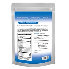 CHAVI Freeze-Dried Soursop - 2 Oz - Healthy 1 Ingredient Superfood - No Added Sugars or Preservatives - Non-GMO, Vegan, Gluten-Free