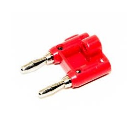 DUAL BANANA PLUG "RED"