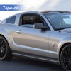 YQAUTEC Window Visors Rain Guards Shield for 2005-2009 Ford Mustang,