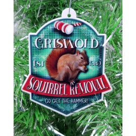 Lampoon's Vacation Griswold Squirrel Removal Christmas Ornament