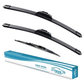 VTOGOI® Windshield Wiper Blades Replacement for 2018-2023 GMC Terrain, Original Factory Quality Front Rear Wipers Blade Set for My Car -24"+18"+12"(Pack of 3)