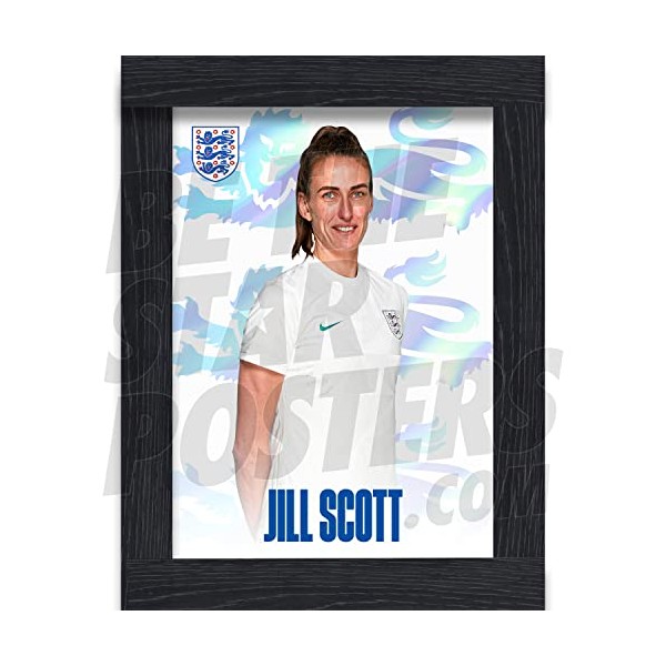 Be The Star Posters Scott Lionesses Headshot A4 Framed - Officially Licensed Poster