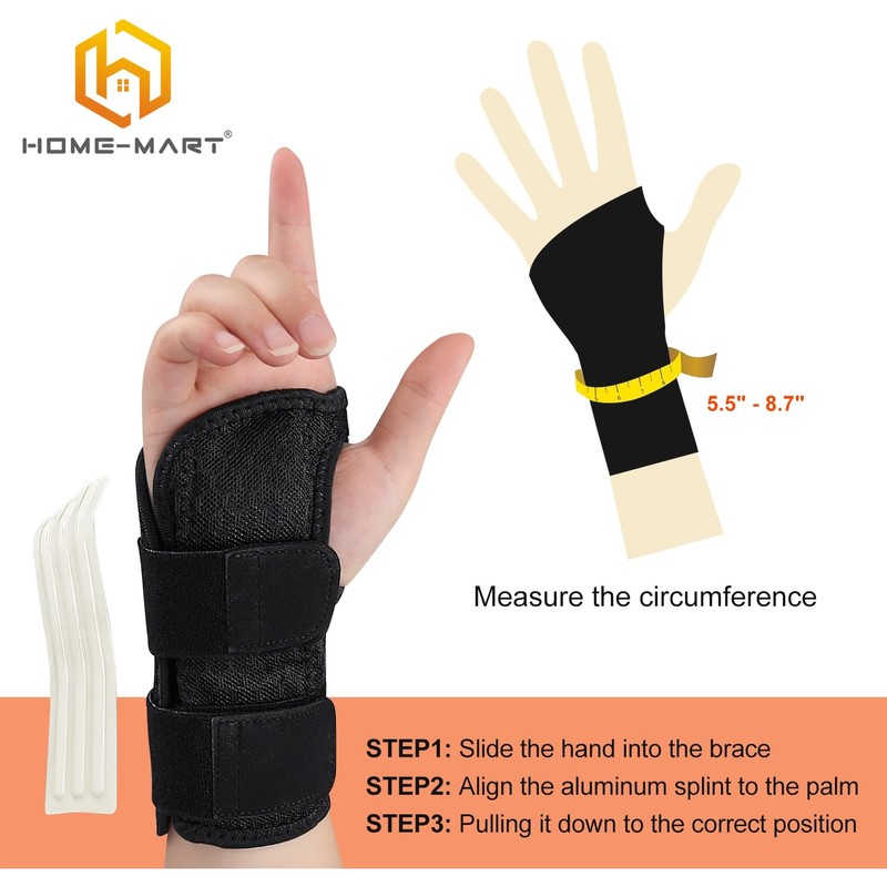 Carpal Tunnel Wrist Brace Night Support Day & Night,H HOME-MART