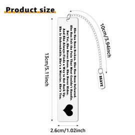 Inspirational Gifts for Women Soul Sister Bookmark Positive Presents for Friendship BFF Motivational Gift for Coworker Female Friend Christmas Birthday Presents for Family