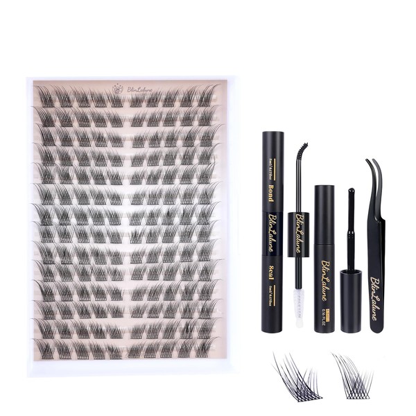 BlinLaLune DIY Eyelash Extension Kit,Symmetrical left and right eyes,Multi-layer weaving,strong