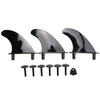 Yjijaiifd 3Pcs Soft Top Surfboard Fins Sets for Softboard Paddle