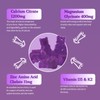 OALSE Calcium Magnesium Zinc Gummies with Vitamin D3 & K2-High