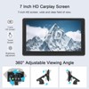 [QPJ] 2025 upgraded wireless Carplay audio with suction cup and
