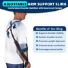 Cnosky 5702957 Arm Sling, Adjustable shoulder Strap with 4-Lab Lock,