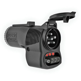 Reese Towpower 85350 7-Way to 6-Pin & 4-Way Flat Trailer Wiring Adapter with LED Circuit Tester, Designed for 12 Volt Systems, Corrosion Resistant