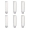 OTO 6 Pack Travel Size Plastic Squeeze Bottles for Liquids,