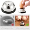 Zhenghebuy Egg Cutters, Egg Picks, Set of 2 Stainless Steel