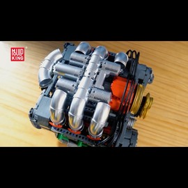 Mould King 10181 Horizontally Opposed Engine Boxer Motor Building Block Toy Set