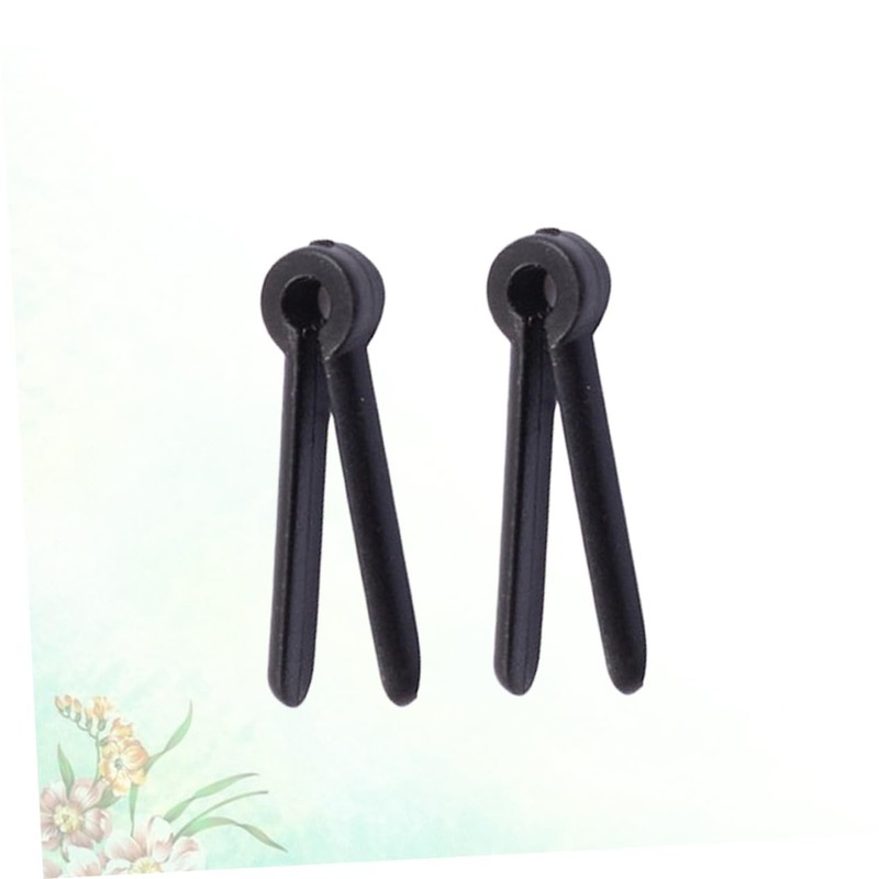 OHPHCALL 2pcs Black Peephole Holder Accessories Durable Bowstring Slide Stabilizer