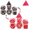 HAOMEJA Color Changing dice Metal Dragons dice DND dice Set