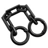 LQ Industrial 2PCS Gunmetal Wallet Strap Extender Bag Extension Chain