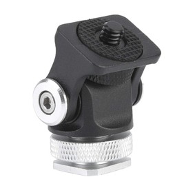 Soporte de Zapata Caliente Mini Montaje de Zapata Monitor de Soporte para Flash de Micrófono Soporte de Cámara de Tornillo de 1/4 de Pulgada Extensión de Zapata