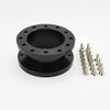 1.5" Steering Wheel Hub Adapter Extension Spacer 6 bolt Black