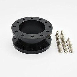 1.5" Steering Wheel Hub Adapter Extension Spacer 6 bolt Black