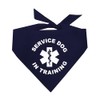 Service Dog in Training Dog Bandana (Navy, OS 289)
