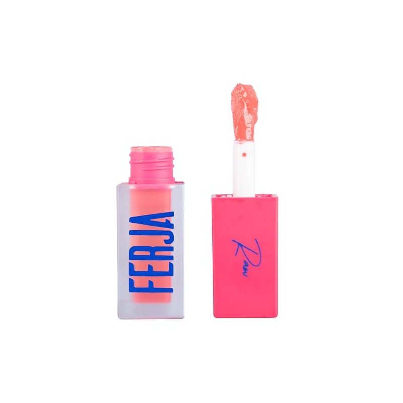 Ferja | Lip Gloss RAW| Tono Rosa| Brillo para Labios