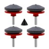 XNJIHWA 4Pcs Lawn Mower Blade Sharpener with 1Pcs Blade Balancer