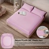 LYMA Bedding Fitted Sheet Double, Deep Pocket 30CM, OEKO-TEX Certified,