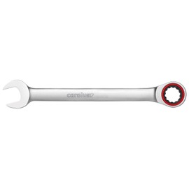 Carolus by GEDORE 1700.0210 Combination Spanner with Ratchet SW 21 mm Flat 12-Point Spanner