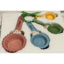 GANZ 4 Piece Ceramic Cupcakes Measuring Spoon Set - ER23757 - Ganz - 661371491585