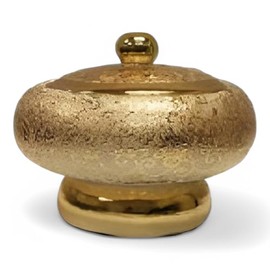 Porcelain Tureen - Soperas 6 Estilos Santeria, Orula, Ifa, Santos, Ochun, Shango, Obatala, Yemaya Religious Decor (Golden)
