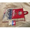 Royal Basmati Rice Burlap Bag Zipper Handle Reusable Hippie Tote