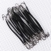 Frcolor 20ps Ponytail Hooks Holder Rubber Bands Elastic Hook Hair