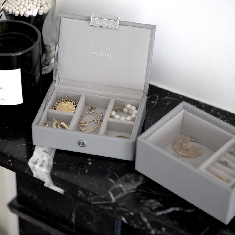 Stackers Pebble Grey Micro Set of 2