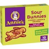 Annie's Sour Bunnies Fruit Flavored Snacks, Cherry, Lemon & Orange
