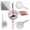 KADAX Kitchen Sieve 15 cm, Fine Plastic Sieve, Fine Mesh