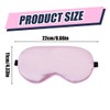 2 Pieces Silk Sleep Mask with Adjustable Strap, Eye Sleep