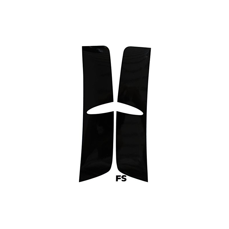 KO37 Gill Foil Black Frzeug Sticker Car Decor