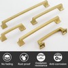 Haidms 10 Pack Gold Drawer Pulls Brushed Gold Cabinet Pulls