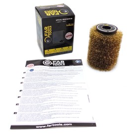 Fartools Brass Wire Brush, Yellow