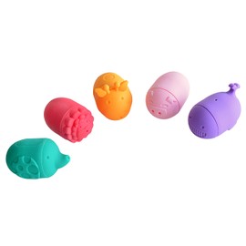 Mould Free Bath Toys by Marcus & Marcus, All Five Characters - 5 Pack