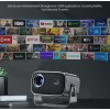 Cloud-based Projector! 720P with 4K decoding support, WiFi + Bluetooth!