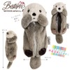BESTEVER Wild Animal Pen Case, Plush Pouch, Pencil Case, Cute