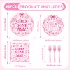 96 Pcs Girls Gone Mild Bachelorette Party Decorations Pink Sleepover