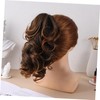 SAFIGLE Curly Ponytail Extension Claw Clip Realistic Synthetic Hairpiece for